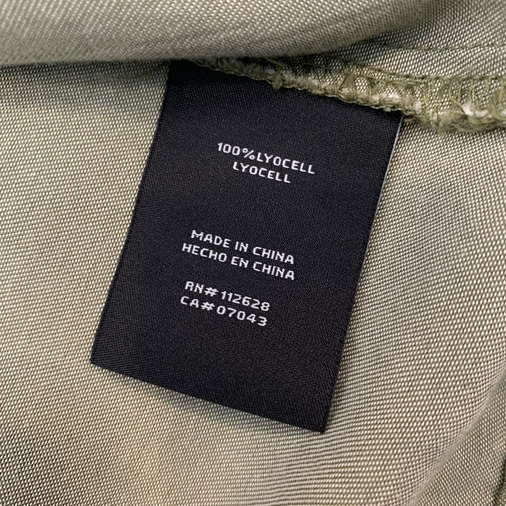 Tahari Jacket Womens XXL Olive Green Lightweight Spring Fall Neutral Layering - Picture 9 of 12